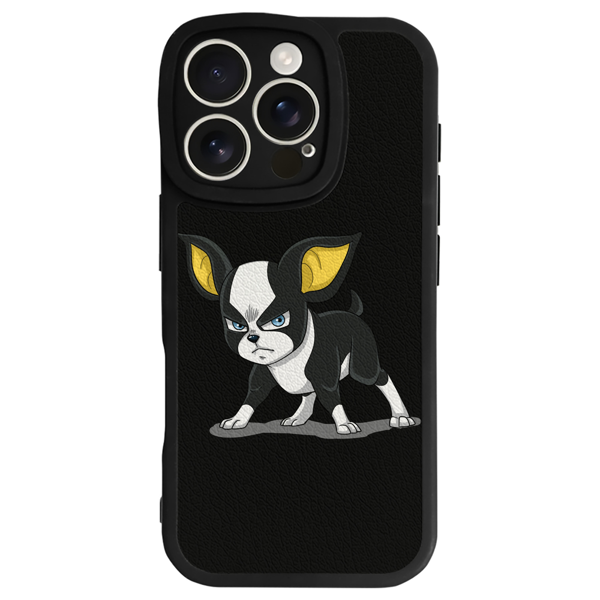 （画像用） ジョジョの奇妙な冒険 イギー JoJo's Bizarre Adventure Iggy 【iPhone 16シリーズ対応】シリコンスマホケース（レザー調） 材質：シリコン